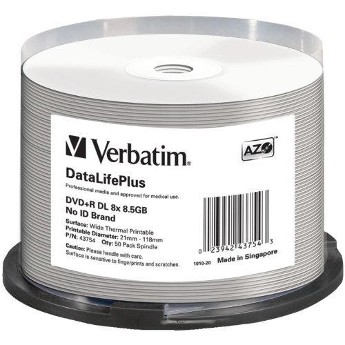 Amazon.com: Verbatim Datalifeplus 43754 Dvd Recordable Media - Dvd Amazon.com: Verbatim Datalifeplus 43754 Dvd Recordable Media - Dvd